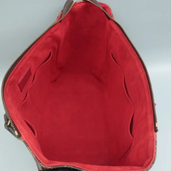 100% Authentic Louis Vuitton Caissa Brown Damier Ebene Canvas Tote - Picture 10 of 12